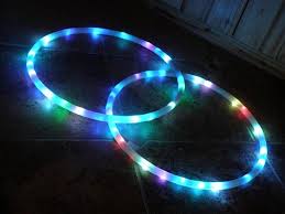 Led Hula Hoop Light Up Rave And Dance Hula Hoop With 36 Led Lights Bewild