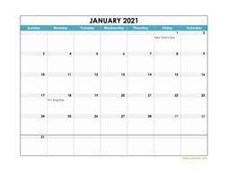 Free printable may 2021 calendar uk image preview. 2021 Excel Calendar Free Download Excel Calendar Templates