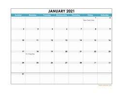 Find & download free graphic resources for calendar 2021. 2021 Excel Calendar Free Download Excel Calendar Templates