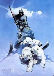 Polar Bear Pulley Fantasy Artist Frank Frazetta Sword And Sorcery