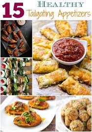 This pinterest roundup of tailgate ideas has been divided into five different categories; 15 Delicious And Healthy Tailgating Appetizers Holley Grainger