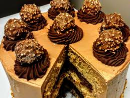 It's a perfect birthday treat or something to bake when you're craving those. Ferrero Rocher Cake Delivery Ferrero Rocher Cake Delivered Soulfully Yours Bakery