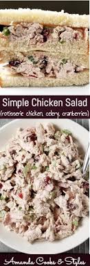 Chicken Salad With Cranberries Recipe Easy Chicken Salad Chicken Salad Recipe Easy Cranberry Chicken Salad