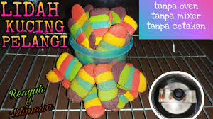 Selain memiliki rasa yang lezat kue satu ini juga memiliki varian rasa yang sangat unik dan bisa. Resep Lidah Kucing Rainbow Anti Gagal Special Chinese New Year Youtube