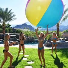 GoFloats 6' Giant Inflatable Beach Ball | GoFloats.com Popular Pool Floats