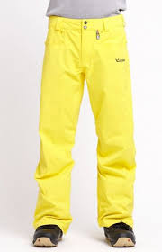Mens Yellow Snowboarding Pants Mens Yellow Pants Pants