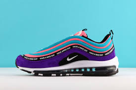 2019 Nike Air Max 97 Have A Nike Day Black White Purple For Sale Roxo