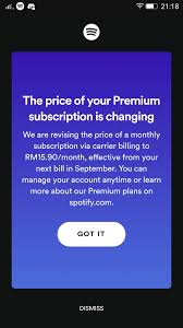 Here's how you get spotify premium lifetime upgrade for free: For Those Who Pay For Spotify Premium With Carrier Billing Malaysia