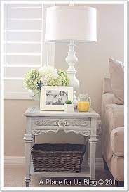 Thrift Store Side Table Makeover Side Table Decor Decor Living Room Decor
