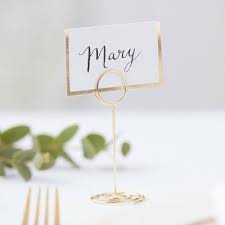 Wire Circle Place Card Holder Gold Gold Place Card Holder Place Card Holders Place Card Holders Wedding