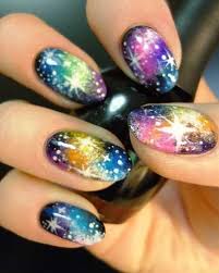 Rainbow Galaxy Nail Art Rainbow Nail Art Rainbow Nail Art Designs Galaxy Nail Art