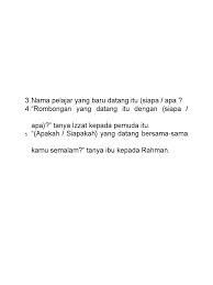 Artis lelaki nama zul ayam potong 12 nama bahagian berikan 3 nama pelukis tanah air dan karya arti nama lutfan dalam islam borang. Soalan Subjektif Kata Ganti Nama Diri Tanya