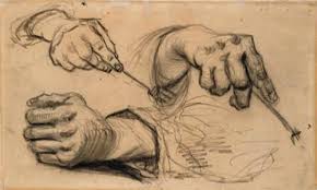 Art 2 Hw Wks 3 4 Hand Poses Vinsent Van Gog Hudozhniki Risunok