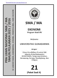 Berikut ini adalah contoh soal dan kunci jawaban ulangan akhir semester (uas) mata pelajaran bahasa indonesia semester 1 (ganjil/gasal) kelas 10 (x) sma/ma. Top Pdf Kunci Jawaban Prediksi Soal Un Sma 2017 Program Studi Ips 123dok Com