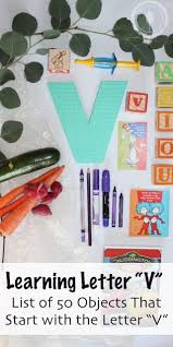 Big List Of Objects That Start With Letter V Letter V Teaching Preschoolers Letters Learning Letters