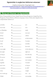 Heyy leutz, morgen schreiben wir eine kurzarbeit in englisch. Signalworter Ubungen Mit Losungen Pdf Kostenfreier Download