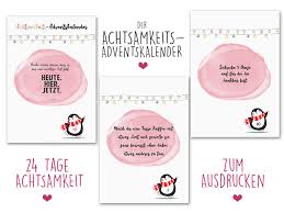Mein Achtsamkeits Adventskalender Klitzekleinedinge