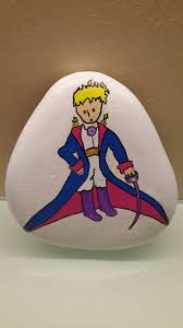 Little Prince Kucuk Prens Decoupage Art Stone Art Stone Painting