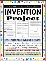 Have You Ever Wanted To Be A Part Of Abc S Shark Tank Or Cbc S Dragon S Den Well You Now Have Your Shot You Wi Inventions How To Plan Language Arts Lessons