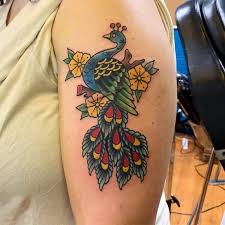Beautiful exotic woman with colorful tattoo. 100 Amazing Peacock Tattoos With Meanings And Ideas Body Art Guru