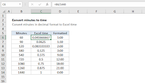 The output format must be 'hh:mm a.m.' if it represents before midday and 'hh:mm p.m.' after midday. Excel Formula Convert Decimal Minutes To Excel Time Exceljet