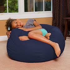 Shop for comfortable bean bag chairs at bed bath & beyond. Posh Creations Structured Comfy Bean Bag Chair For Gaming Reading And Watching Tv Z Large 38 Inch Soft Nylon Navy Pricepulse