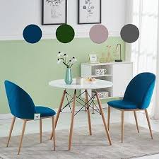 Featuring a smooth tempered glass table top, the crovetti table is supported by elegant chrome legs. 90 Round Dining Table 4 Chairs Set Kitchen Dining Room Wooden Glass Lounge 95 90 Picclick Uk