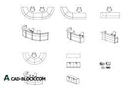 Top with 12mm tempered glass. Cad Reception Desks Dwg Free Download Reception Furniture Cad