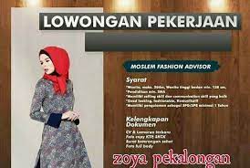Entdecke rezepte, einrichtungsideen, stilinterpretationen und andere ideen zum ausprobieren. Lowongan Kerja Moslem Fashion Advisor Di Zoya Pekalongan Bursa Lowongan Kerja