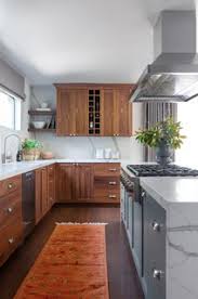 modern kitchen dark hardwood floors