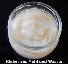 Durch aufkochen von mehl oder maisstärke mit wasser lässt sich ein hervorragender klebriger schleim herstellen, früher wurden z.b. Mehlkleister Kleber Aus Mehl Und Wasser Bastelkleber Selber Machen Kleister Selber Machen Kleber Selber Machen