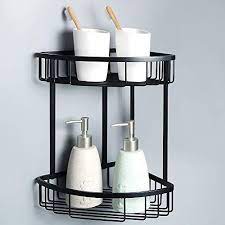 Alise G7162 B Sus304 Stainless Steel Bathroom Shower Caddy 2 Tier Corner Basket Storage Shampoo Conditione Stainless Steel Bathroom Shower Caddy Shower Storage