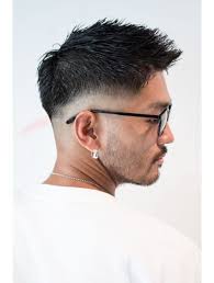 メリケンバーバーショップ merican barbershop ワイルドツーブロックビジカジウェットアシメショート メンズヘアカット 男のヘアスタイル メンズヘアスタイルショート