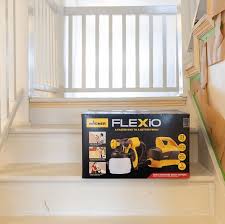 How To Paint Stairs And Railings Like A Pro With Wagner Paint Sprayers Painted Stairs Porch Paint Paint Sprayer