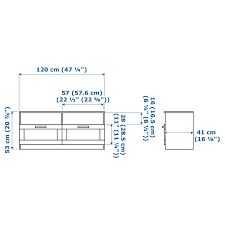 Brimnes Tv Bank Schwarz 120x41x53 Cm Ikea Osterreich Tv Bench Tv Unit Brimnes