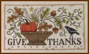 Give Thanks Chart By Imaginating Cross Stitch Charts