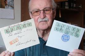 Briefmarkensammler Eckart Spiller aus Bad Kissingen blickt auf Inflation  1923