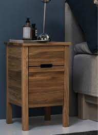Corona Oak Bedside Table Mens Bedroom Decor Table
