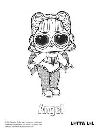 Lol doll coloring pages sugar queen. Angel Coloring Page Lotta Lol Lol Dolls Coloring Pages Angel Coloring Page Angel Coloring Pages