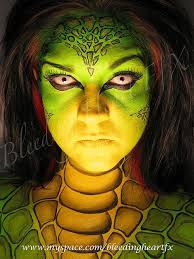 Reptile Snake Face Paint Face Art Animal Makeup