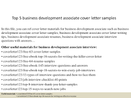 Build your skills apply analytical, technical and research skills to assess and measure the effectiveness of strategic goals and performance within an organization. Top 5 Business Development Associate Cover Letter Samples
