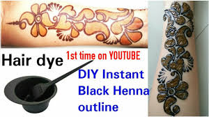No color—henna, which proponents claim makes the hair thicker and shinier, regardless. How To Make Black Border Mehendi Using Hair Dye Diy Black Outline Henna Paste At Home Youtube