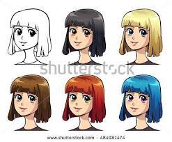 Image Result For Bob Hair Cartoon Bob Hairstyles Cartoon Image