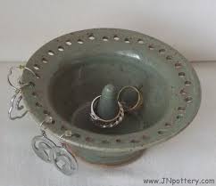 Jewelry Organizer Ceramic Ceramic Earring Holder Jewelry Bowl Earring Wire Holes Ring Tree Jewelry Or Tree Jewelry Organizer Ceramic Earring Jewelry Tree