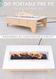 How To Build A Portable Concrete Fire Pit With Gfrc Glass Fiber Reinforced Concrete By Modern Builds Concrete Fire Pits Portable Fire Pits Fire Pit