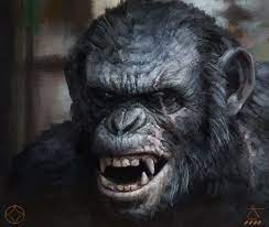 He finally drops koba to his death, after the latter betrayed the apes for his own selfish goals. Koba Chris Kesler Planet Of The Apes Gorilla Tattoo Koba