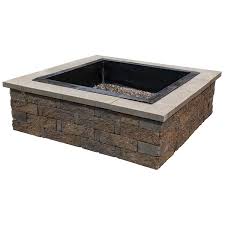 Easy diy fire pit for only 80 from menards brick fire pit fire pit backyard fire. Mmconcrete Crestone Straight Fire Pit