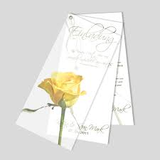 Set rose einladung zur hochzeit mit illustrierten rosen einladungskarte zur hochzeit mit illustrierten rosen. Einladungskarte Hochzeit Gelber Rosentraum