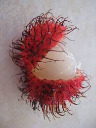 Lychees Best Fruit Ever Honduras Fruit You Break Them Open And Inside Hides A Tasty White Fleshed Fruit Also In Co Lychees Best Fruits Honduras Food