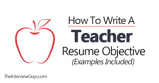 Skills to put in a college professor resume objective provide a mixture of hard and soft skills in your resume objective and skills sections. How To Write A Teacher Resume Objective Examples Included